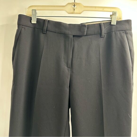 Max Mara Studio Size 10 Black Crepe Tapered Leg Casual Pants - Picture 2 of 12